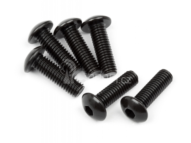 Button Head Screw M5x16mm (Hex Socket / 6pcs)