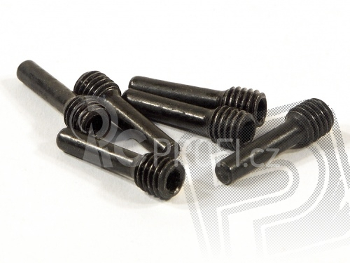 Červík dlouhý 5x3x18mm, (černý/6ks.)