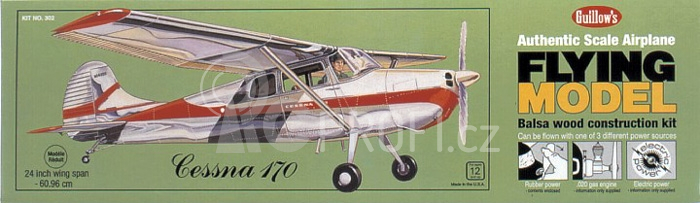 Cessna 170 laser. vyřezávaná 610mm