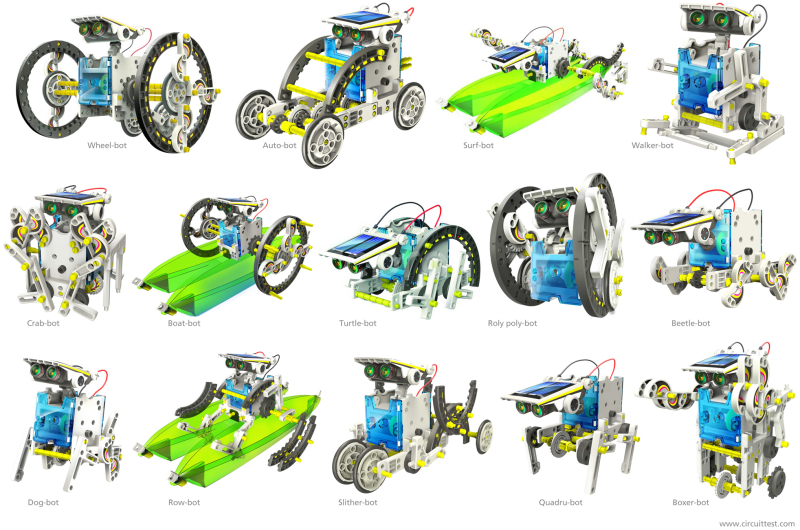 Solární stavebnice 13 v 1 solar robot