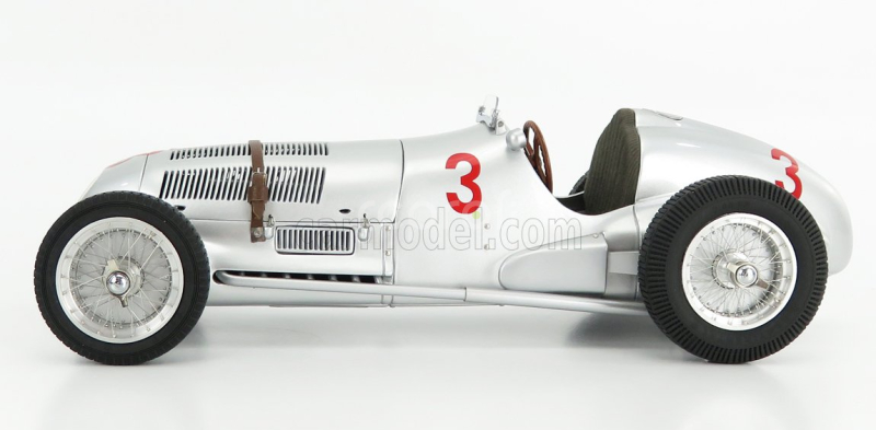 Cmc Mercedes benz F1  W125 N 3 Gp Donington 1937 M.von Brauchitsch 1:18 Silver