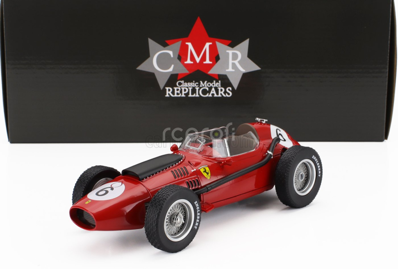Cmr Ferrari F1  Dino 246 N 6 2nd Morocco Gp Mike Hawthorn 1958 World Champion 1:18 Red