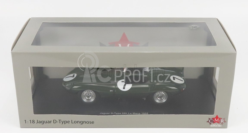 Cmr Jaguar D-type Team Jaguar Cars Ltd N 7 1:18, tmavě zelená