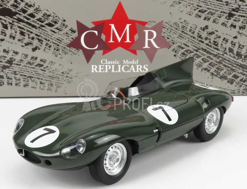 Cmr Jaguar D-type Team Jaguar Cars Ltd N 7 1:18, tmavě zelená