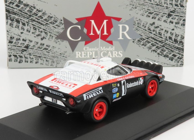 Cmr Lancia Stratos Hf Pirelli N 1 Winner Rally Hunsruck 1978 W.rohrl - C.geistdorfer 1:43 Červená Černá Bílá