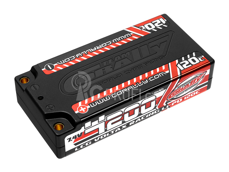 Corally LiPo Voltax 7.4V 4200mAh 120C LCG Short EFRA