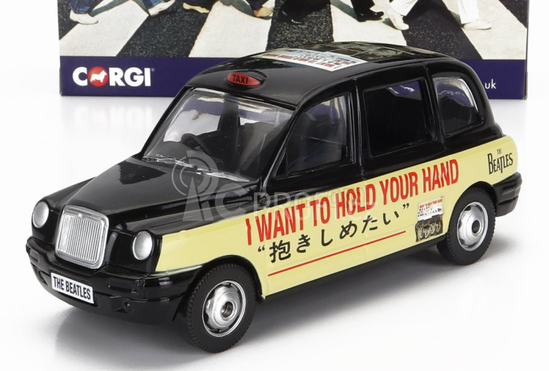 Corgi Austin London Taxi Lti Tx4 2007 - The Beatles - I Want To Hold Your Hand 1:36 Žlutá Černá