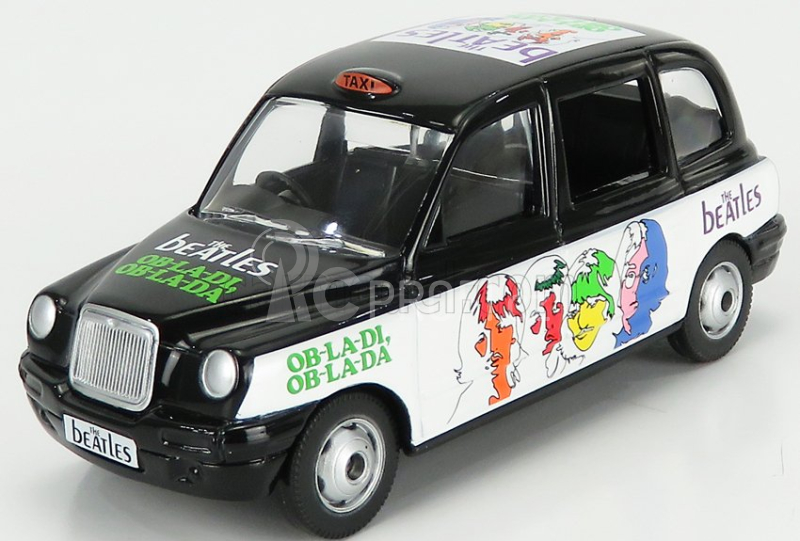 Corgi Austin London Taxi Lti Tx4 2014 - The Beatles - Ob-la-di Ob-la-da 1:36 Černá Bílá
