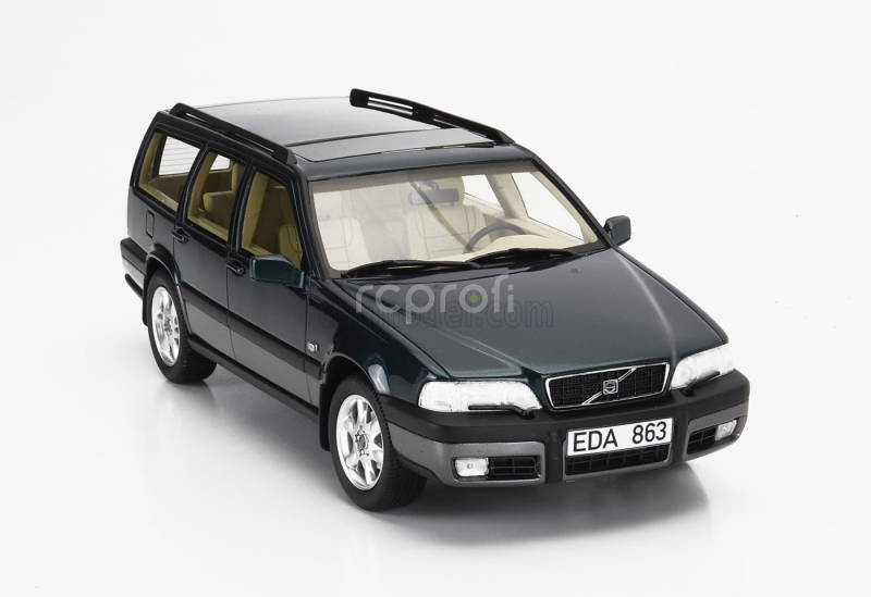 Cult-scale models Volvo V70 Xc Cross Country Sw Station Wagon 1996 1:18 Modrá Zelená Met