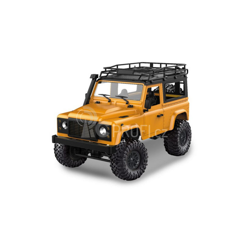 ROZBALENO - RC auto Land Rover Defender D90, žlutá