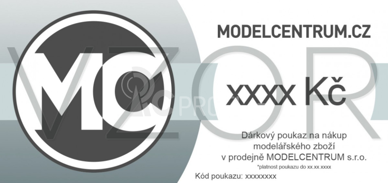 Dárkový poukaz 1500Kč