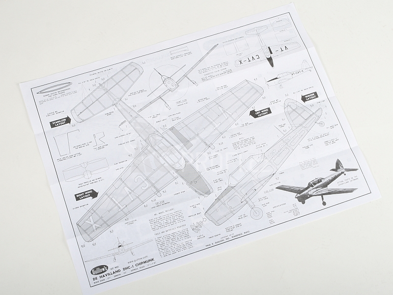 DeHaviland Chipmunk (432mm)