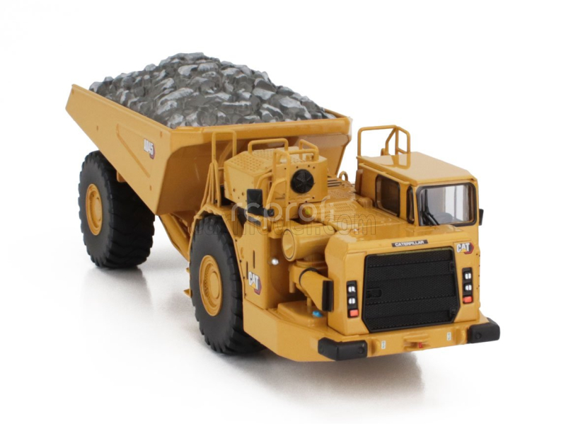 Dm-models Caterpillar Cat Ad745 Cassone Ribaltabile Cava 2-assi - Underground Articulated Truck 1:50 Žlutá Černá