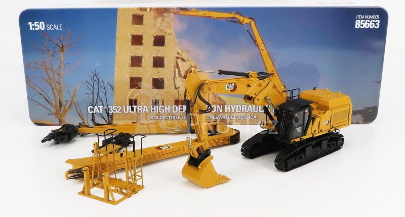 Dm-models Caterpillar Cat352 Pásový bagr 1:50, žlutá
