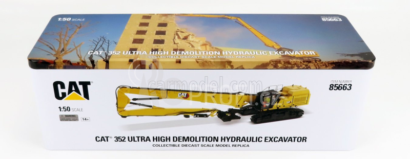 Dm-models Caterpillar Cat352 Pásový bagr 1:50, žlutá