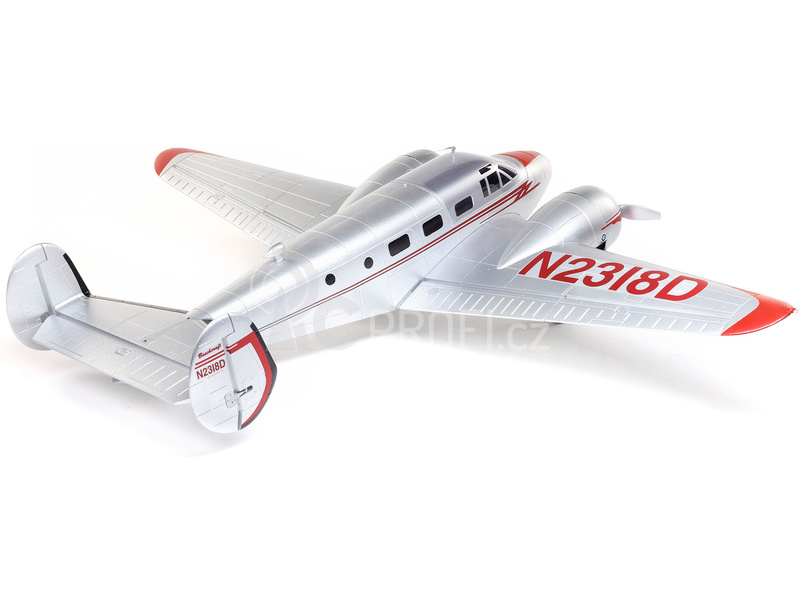 RC letadlo E-flite Beechcraft D18 1.5m BNF Basic