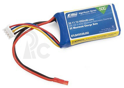 E-flite LiPo 11.1V 450mAh 50C JST