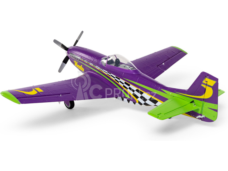 RC letadlo E-flite P-51D Voodoo 0.44m SAFE Select BNF Basic