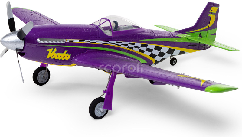 RC letadlo E-flite P-51D Voodoo 0.44m SAFE Select BNF Basic