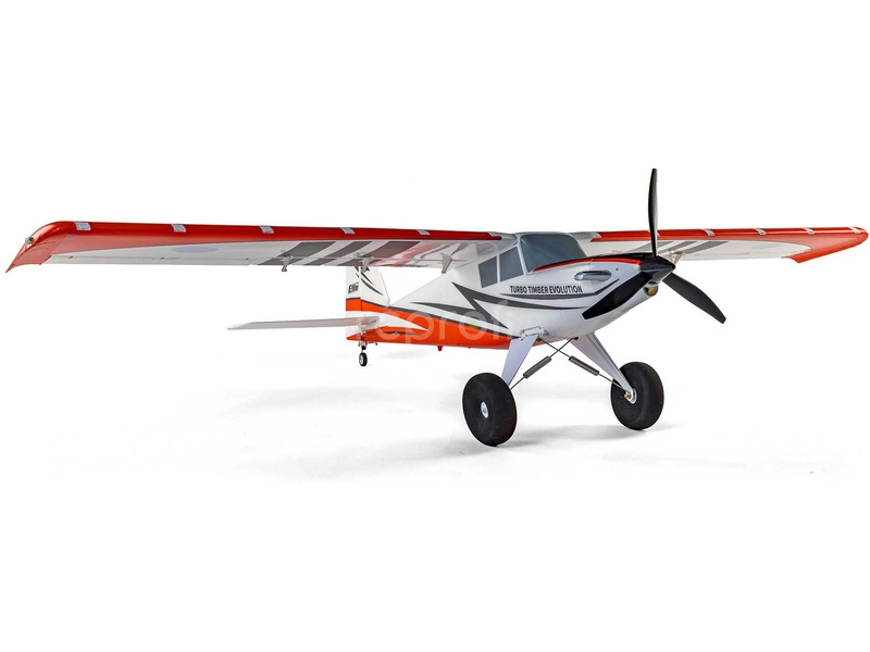 RC letadlo E-flite Turbo Timber Evolution 1.5m BNF Basic, plováky