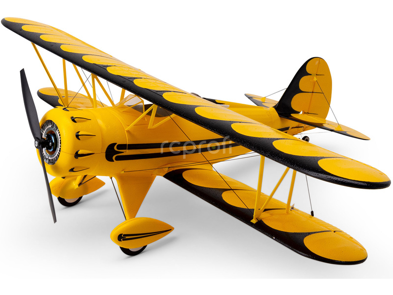 RC letadlo E-flite Waco 0.55m SAFE Select BNF Basic, žlutá