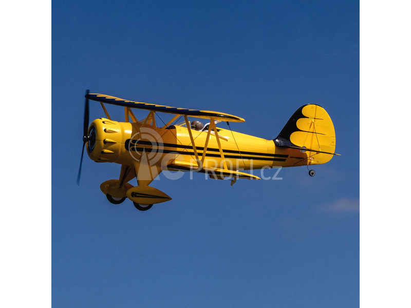 RC letadlo E-flite Waco 0.55m SAFE Select BNF Basic, žlutá