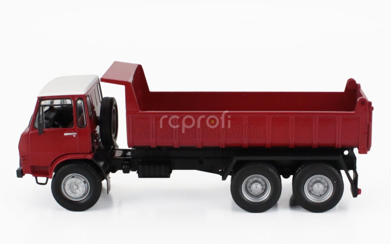 Edicola Berliet Grh 230 6x4 Truck Cassone Ribaltabile 3-assi 1976 - Movimento Terra 1:43 Red