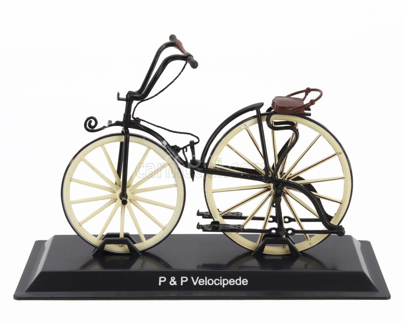 Edicola Bicicletta P&p Velocipede Bicycle 1:15 Black Beige