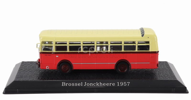 Edicola Brossel Jonckheere Autobus 1957 - Damage Display Box 1:72 Oranžový Krém