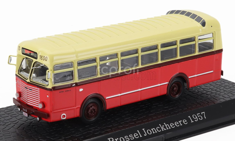 Edicola Brossel Jonckheere Autobus 1957 - Damage Display Box 1:72 Oranžový Krém