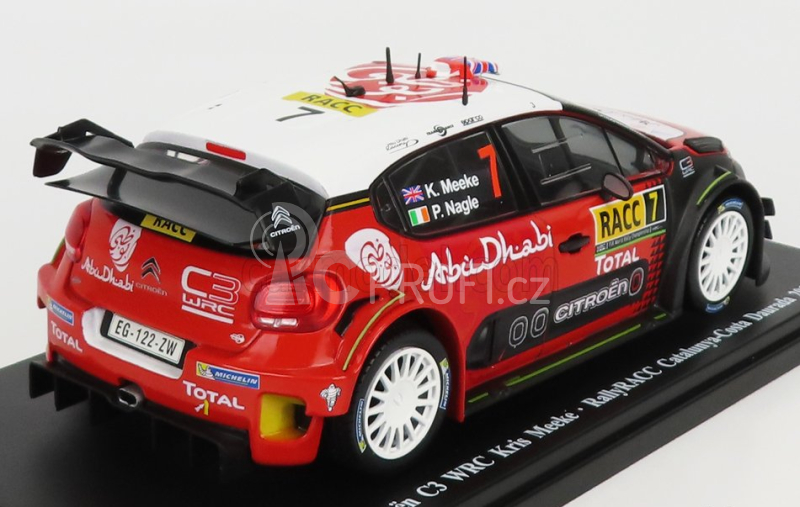Edicola Citroen C3 Wrc Abu Dhabi N 7 1:24, červená