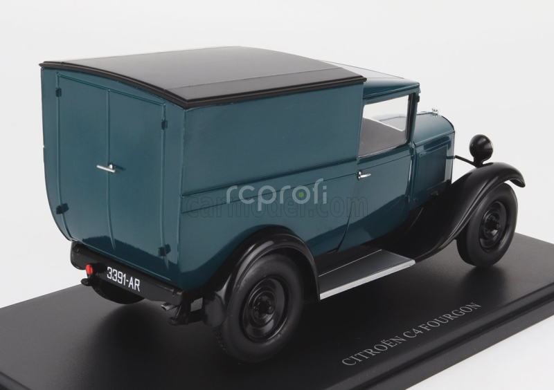 Edicola Citroen C4 Furgon Truck Van 1930 1:24 Zelená Černá