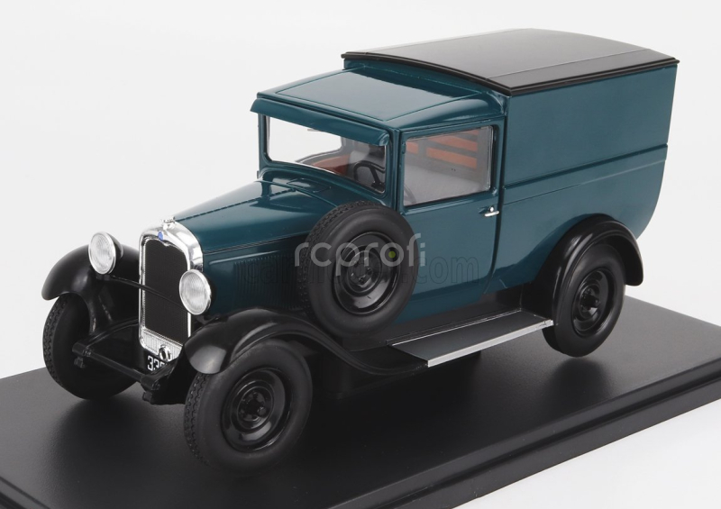 Edicola Citroen C4 Furgon Truck Van 1930 1:24 Zelená Černá