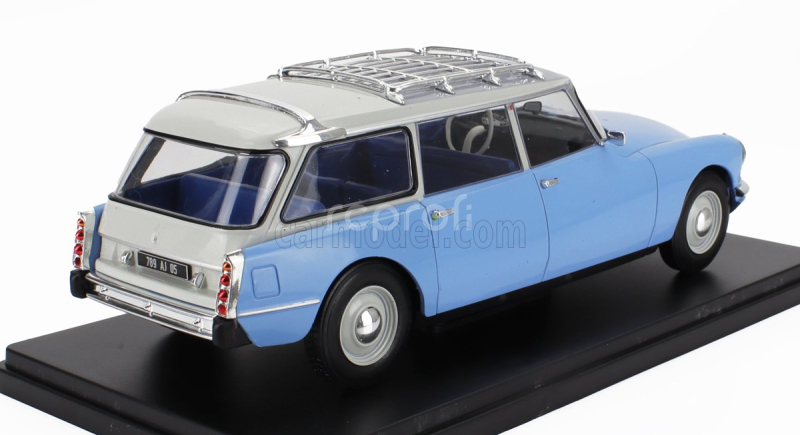 Edicola Citroen Id19 Sw Station Wagon 1959 - Con Vetrina - With Showcase 1:24 Světle Modrá Šedá