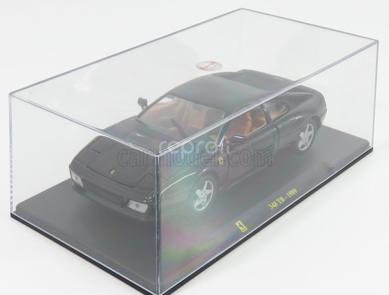 Edicola Ferrari 348tb 1989 - Con Vetrina - With Showcase 1:24 Black