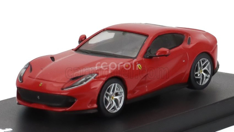 Edicola Ferrari 812 Superfast 2017 - Con Vetrina - With Showcase 1:64 Rosso Corsa 322 - Červená