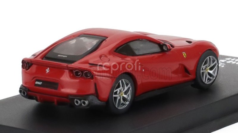 Edicola Ferrari 812 Superfast 2017 - Con Vetrina - With Showcase 1:64 Rosso Corsa 322 - Červená
