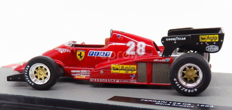 Edicola Ferrari F1  126 C3 N 28 Season 1983 Rene Arnoux 1:43 Red