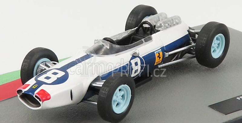Edicola Ferrari F1  512 N 8 3rd Mexico Gp 1964 Lorenzo Bandini 1:43 Bílá Modrá