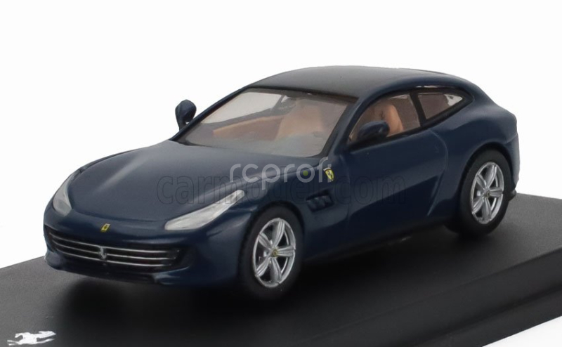 Edicola Ferrari Gtc4 Lusso 2016 - Con Vetrina - With Showcase 1:64 Blu Tour De France - Blue Met