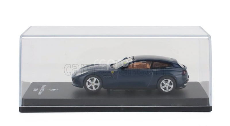 Edicola Ferrari Gtc4 Lusso 2016 - Con Vetrina - With Showcase 1:64 Blu Tour De France - Blue Met