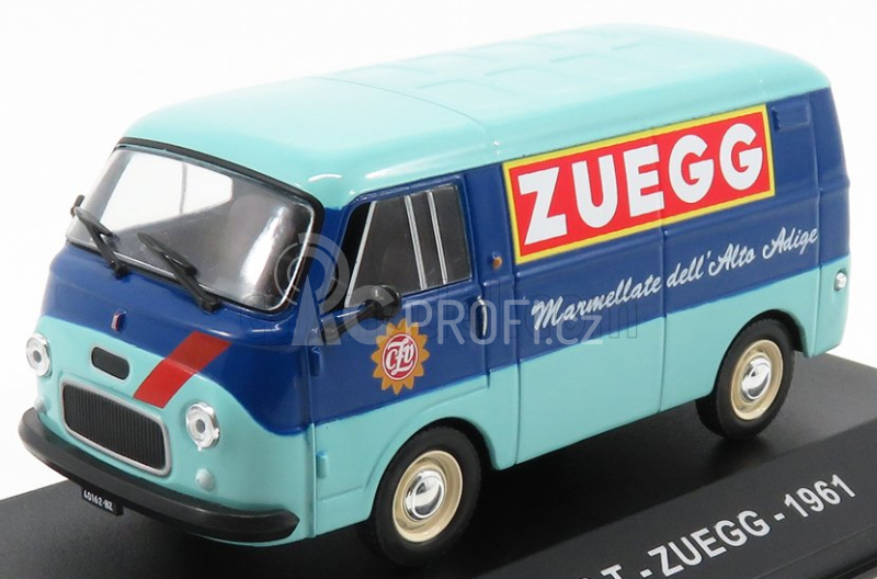 Edicola Fiat 1100t Van Zuegg 1961 1:43 Světle Modrá Modrá