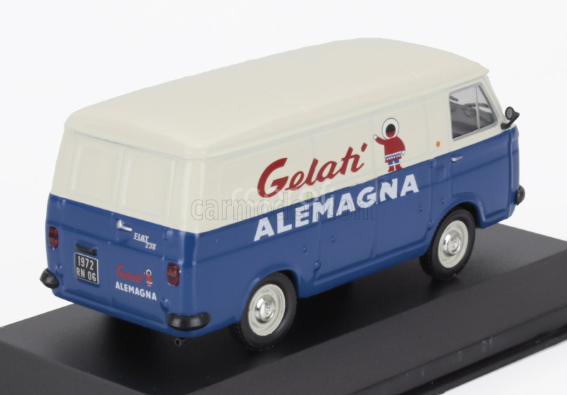 Edicola Fiat 238 Van Gelati Alemagna 1972 1:43 Modrá Ivory