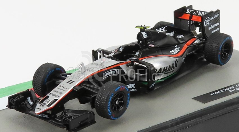Edicola Force india F1  Mercedes Vjm09 Sahara Team Sahara Force India F1 N 11 Season 2016 Sergio Perez 1:43 Černá Stříbrná Oranžová