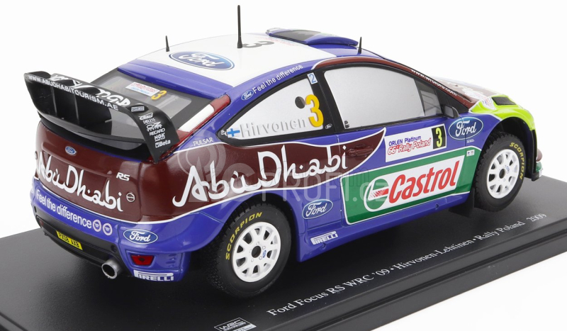 Edicola Ford England Focus Rs Wrc09 N 3 M.Hirvonen - J.Lehtinen 1:24
