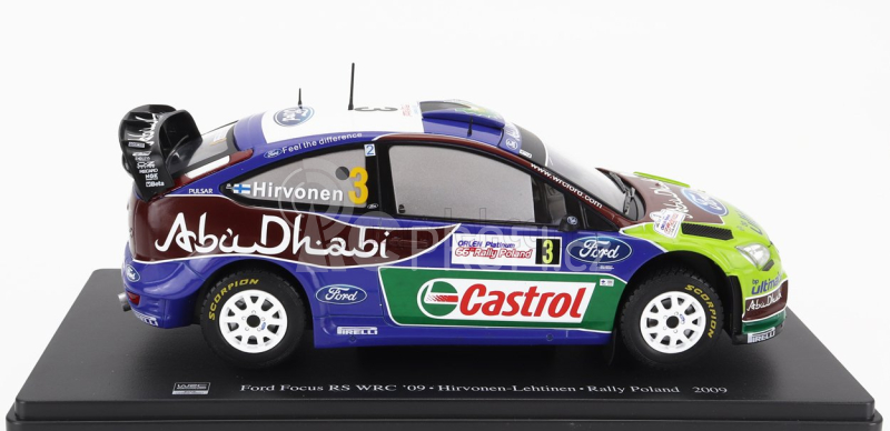 Edicola Ford England Focus Rs Wrc09 N 3 M.Hirvonen - J.Lehtinen 1:24