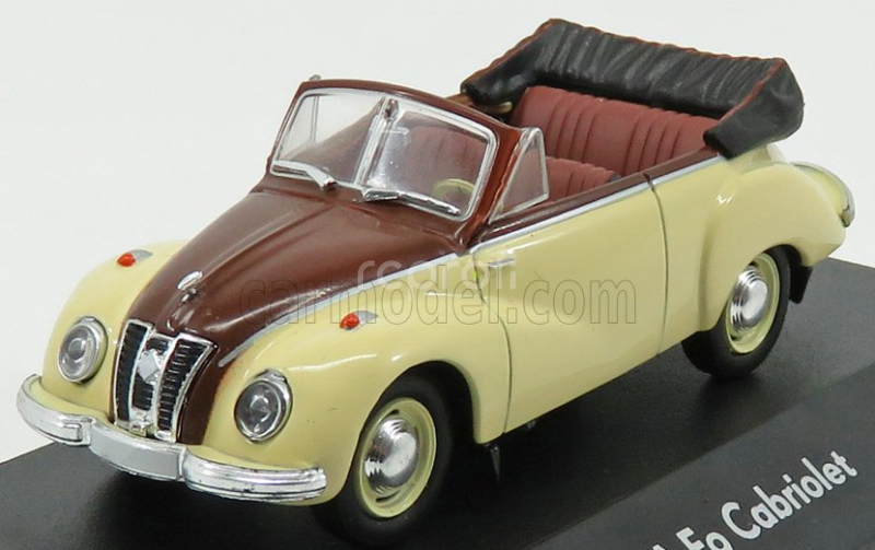 Edicola IFA F9 468 Cabriolet Open 1953 1:43 Krémově Hnědá