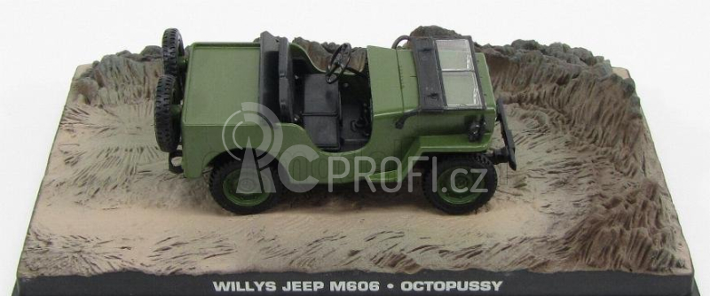 Edicola Jeep Willys M606 1942 - James Bond 007 - Chobotnička 1:43, zelená