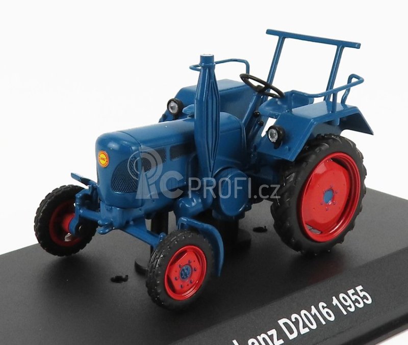 Edicola Lanz D2016 Tractor 1955 - Con Vetrina - With Showcase 1:43 Blue