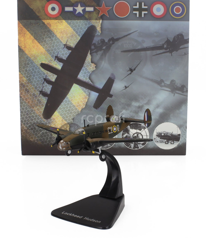 Edicola Lockheed Hudson Military Airplane 1965 1:144 Camouflage